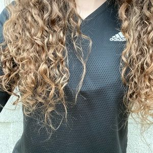 Black Adidas athletic top